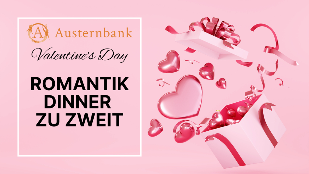 Valentins 3-Gänge Menü pro Person